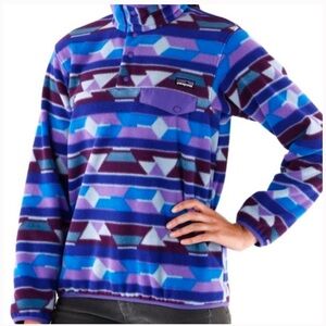 Patagonia RARE Synchilla Snap-T Fleece Guatemalan Tango Purple Aztec - Women